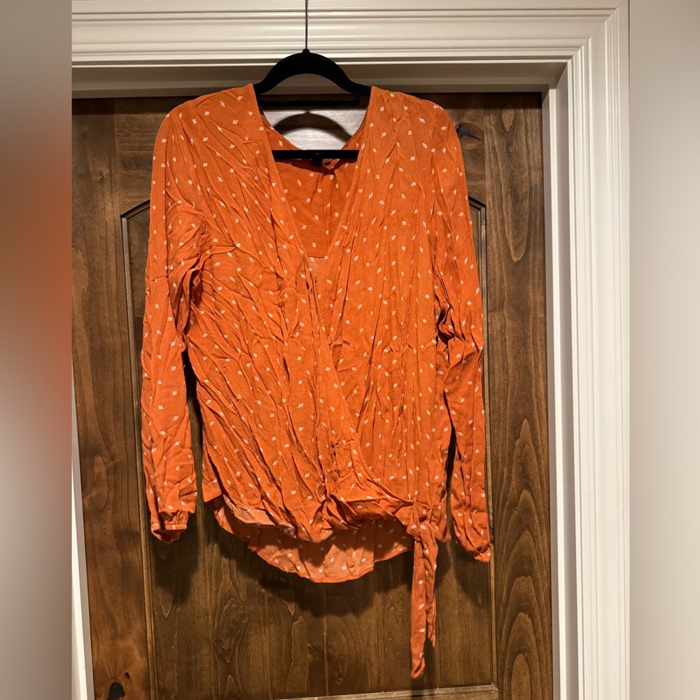 Burnt Orange Blouse